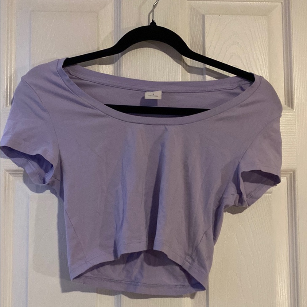 purple baby tee